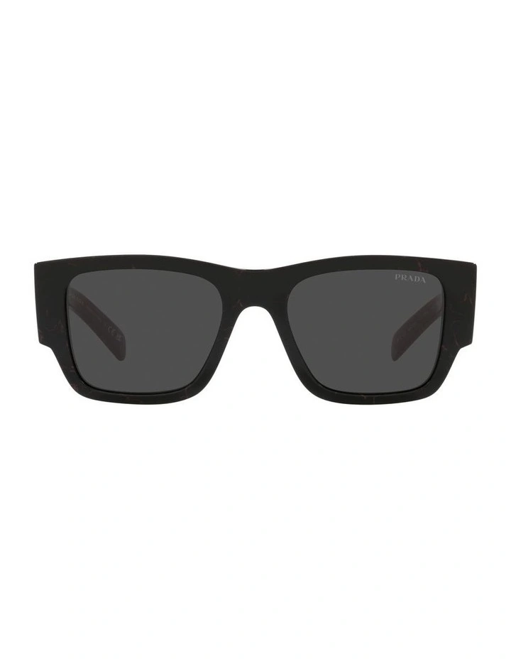 0PR 10ZS Sunglasses in Black Etruscan Marble