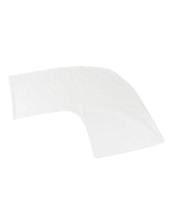 Curved Pillowcase in White