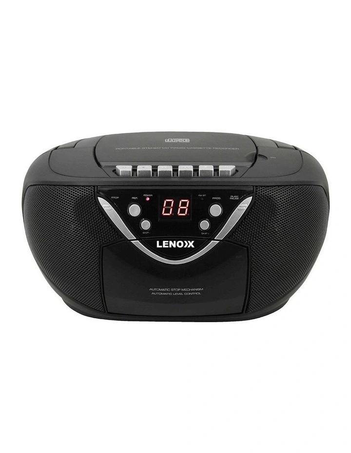 Portable CD/Cassette Player with AM/FM Radio Speaker