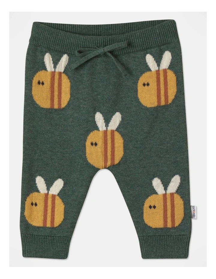Jed Knit Pant in Dark Green