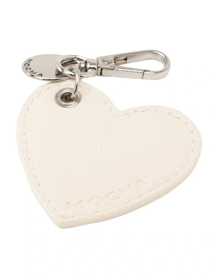Mila Keyring in Cream