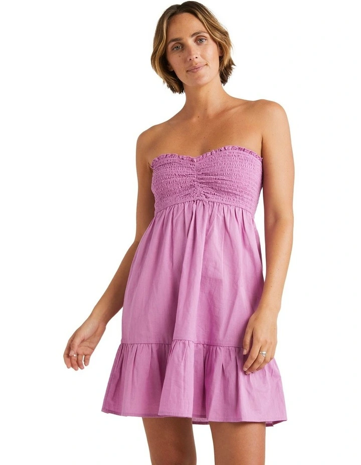 Island Time Dress in Deep Plum
