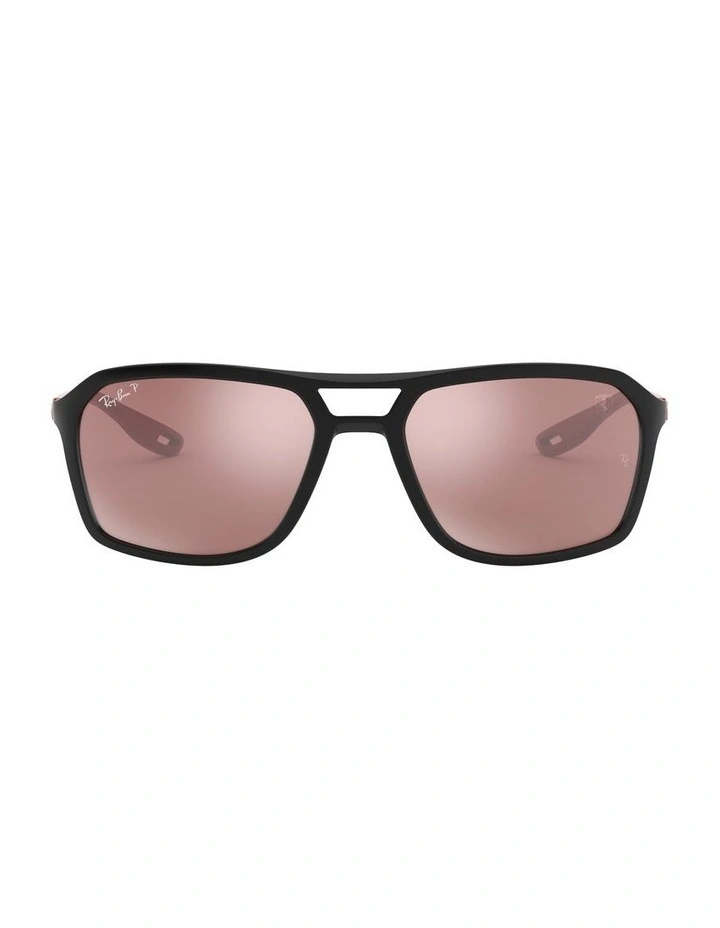 RB4329M Scuderia Ferrari Black Polarised Sunglasses
