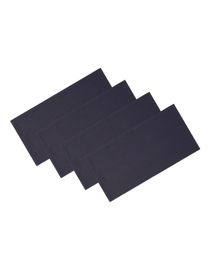 Cotton Classics Cotton Napkin Set Of 4 45x45cm Slate