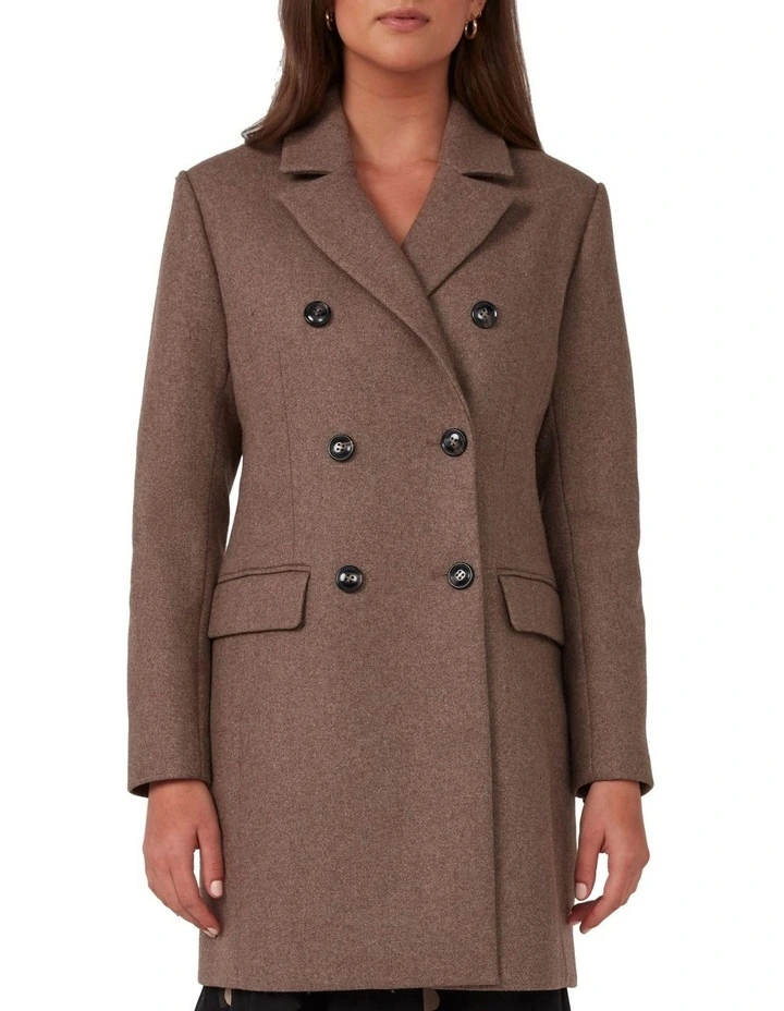 Redford Coat in Brown