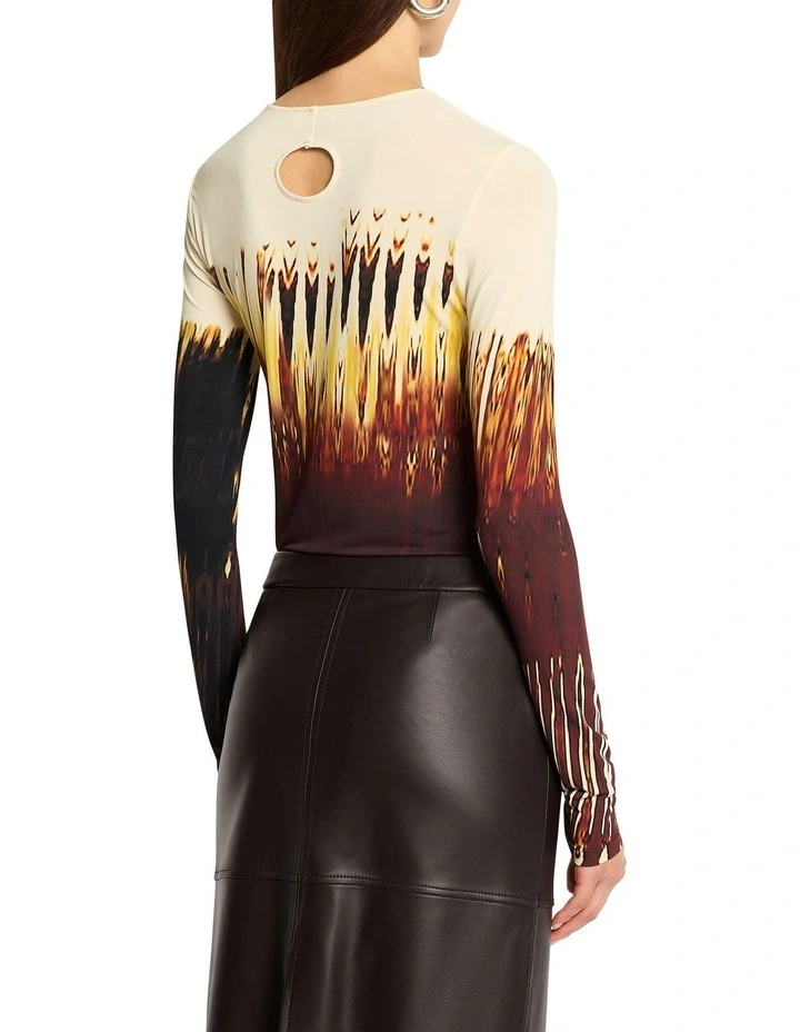 Ultra Violet Top in Print