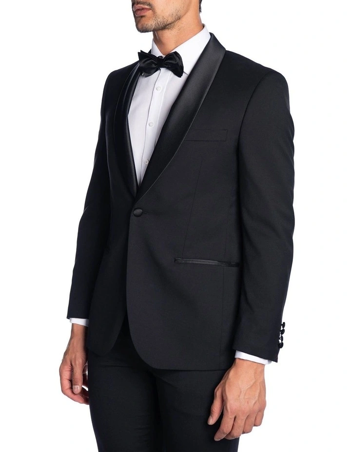 Modern Fit Stirling Black Dinner Jacket FMG100
