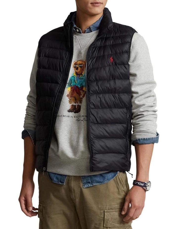 The Packable Vest in Black
