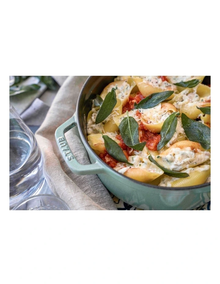 Round Cocotte 28cm in Sage Green