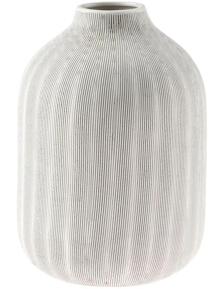 Haley Vase 24cm In Chalk