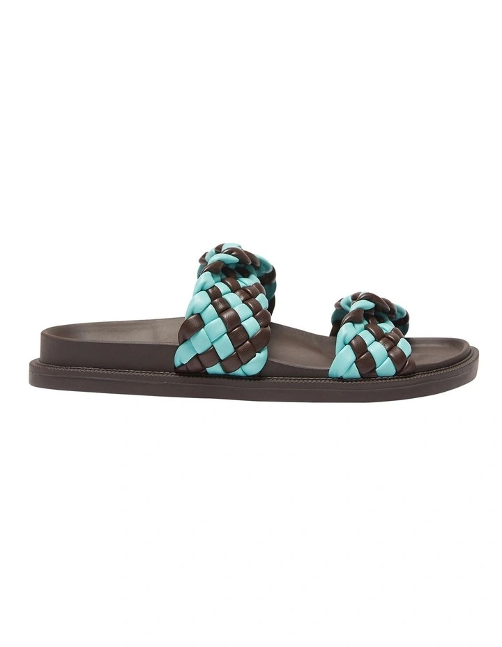 Ghost Sandals In Brown/Turquoise Smooth