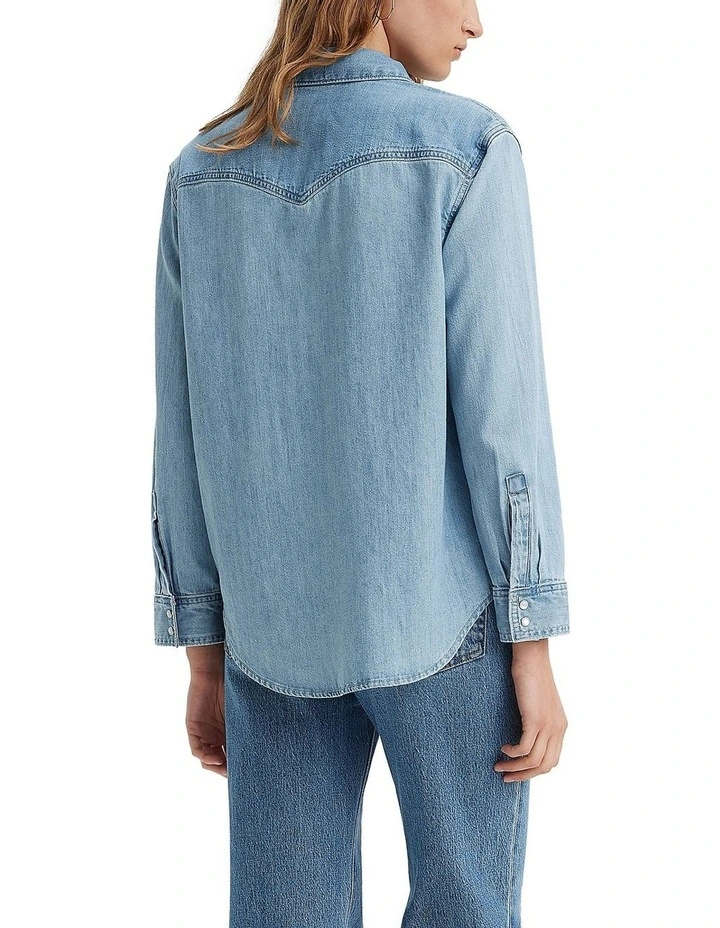 Teodora Western Shirt in Done/Dusted