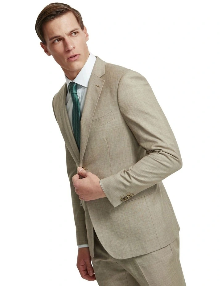 Auden Wool Suit Jacket in Brown