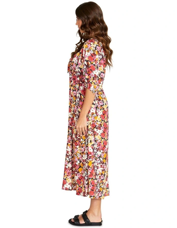 Arabella Maxi Dress in Flower Print