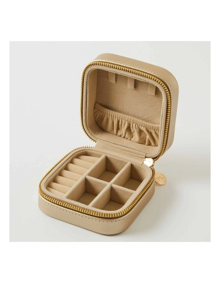 Ambrosia Square Jewellery Case in Gold