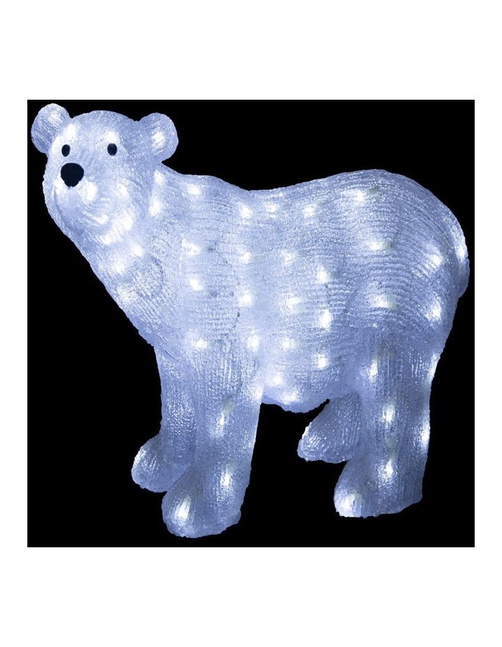 Acrylic Polar Bear Christmas Light 42cm