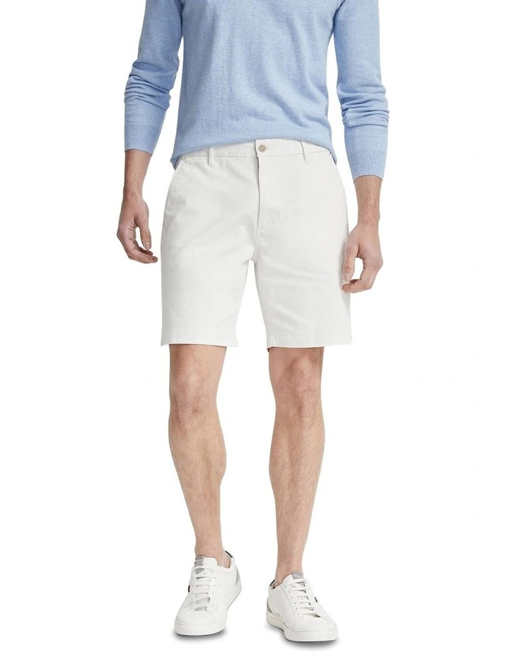 Henry Organic Cotton Chino Shorts in Stone