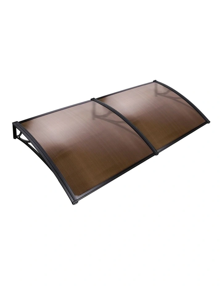 Window Door Awning Canopy 1mx2m in Brown