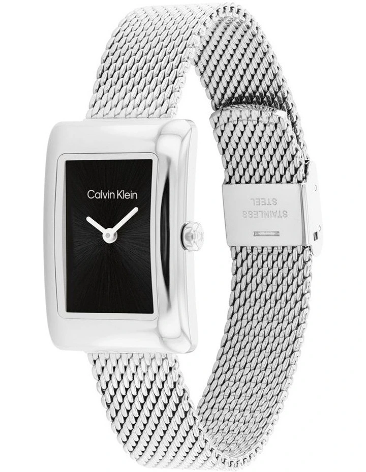 Stainless Steel Watch in Black