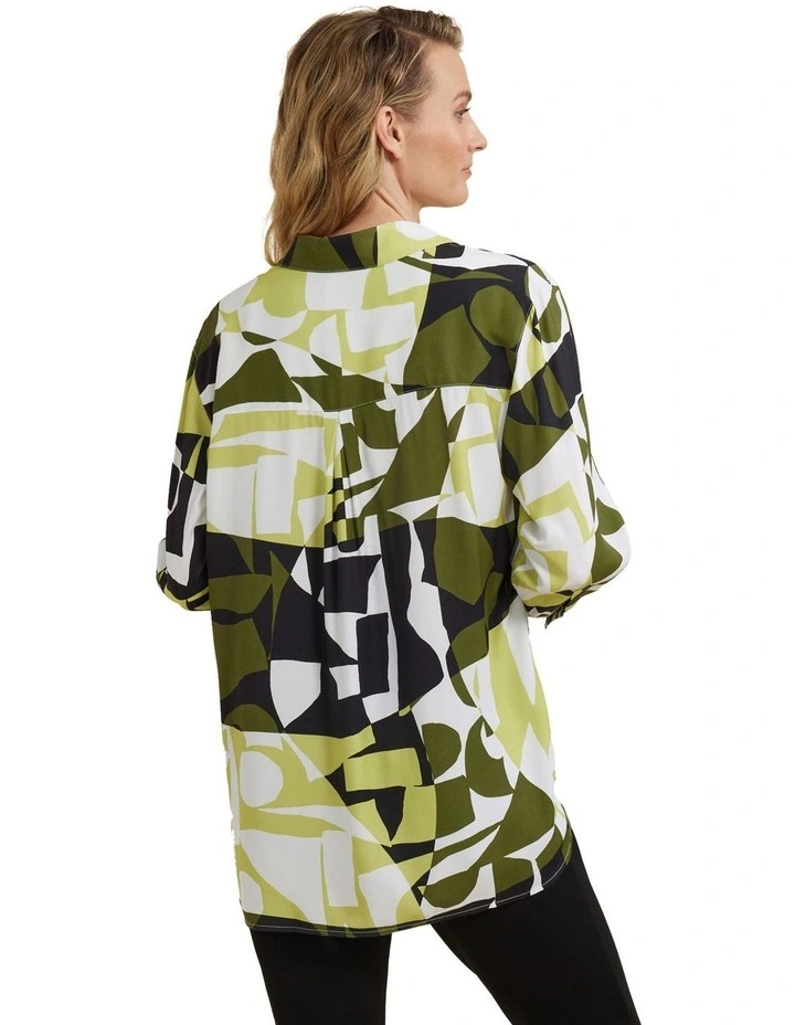 Mineral Print Shirt in Multi