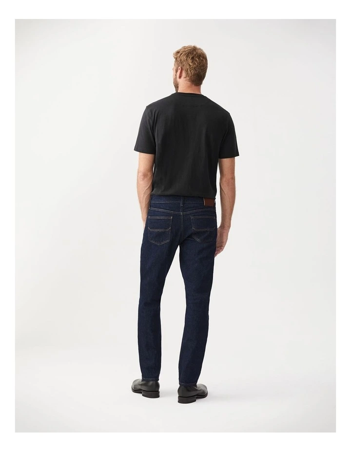 Parson T-shirt in Black/Chestnut