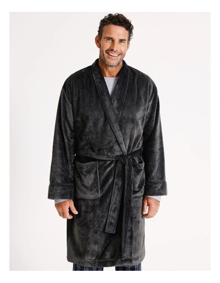 Jacquard Cotton Robe