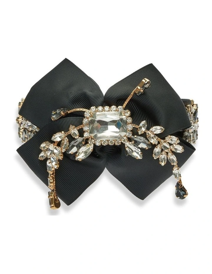 Bridgette Headpiece in Black