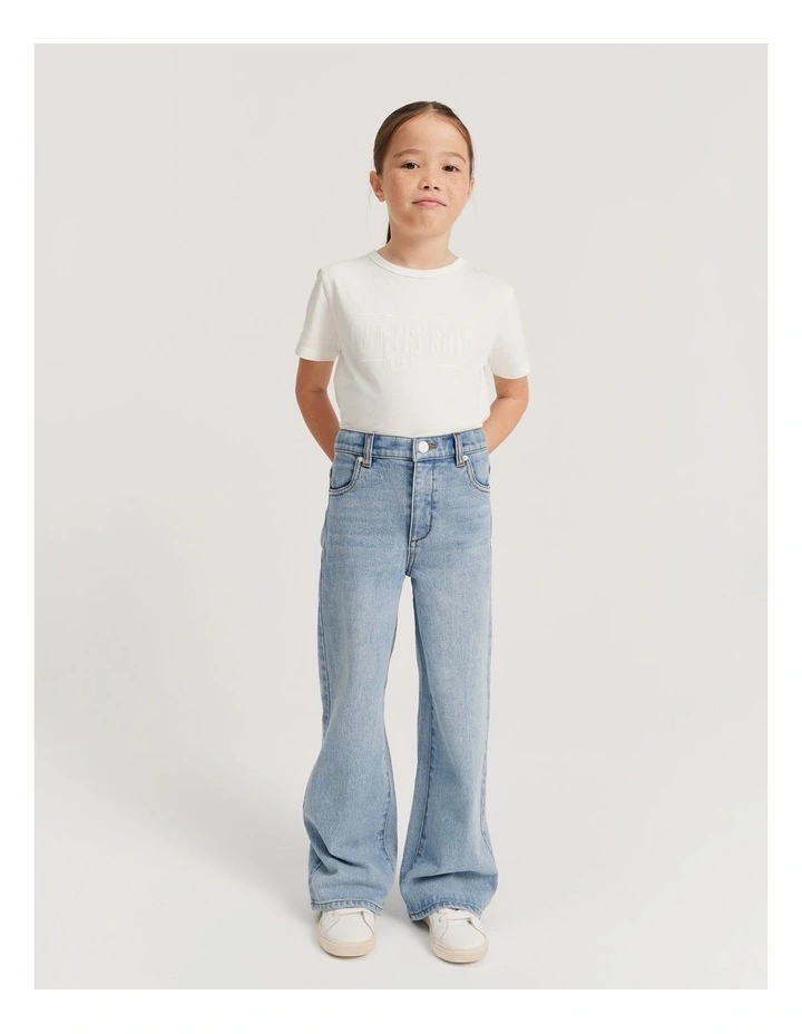 Verified Australian Cotton Heritage T-shirt in Marshmallow