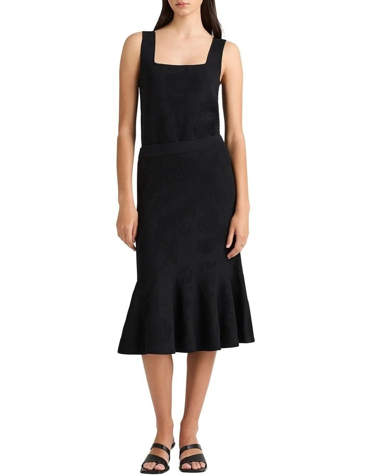 Marilyn Knit Tank in Black