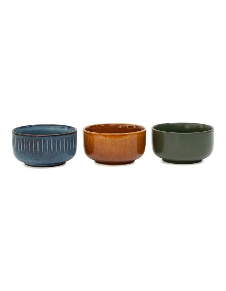 Osaka 3 Piece 10x5cm Bowl Set Natural