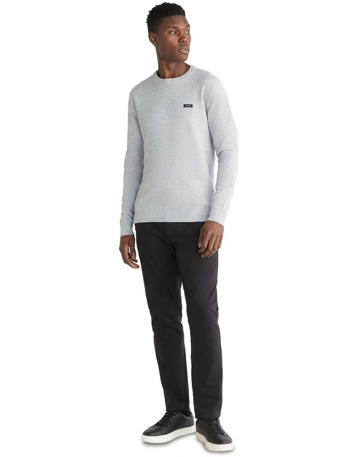 Structure Knit Jumper in Grey