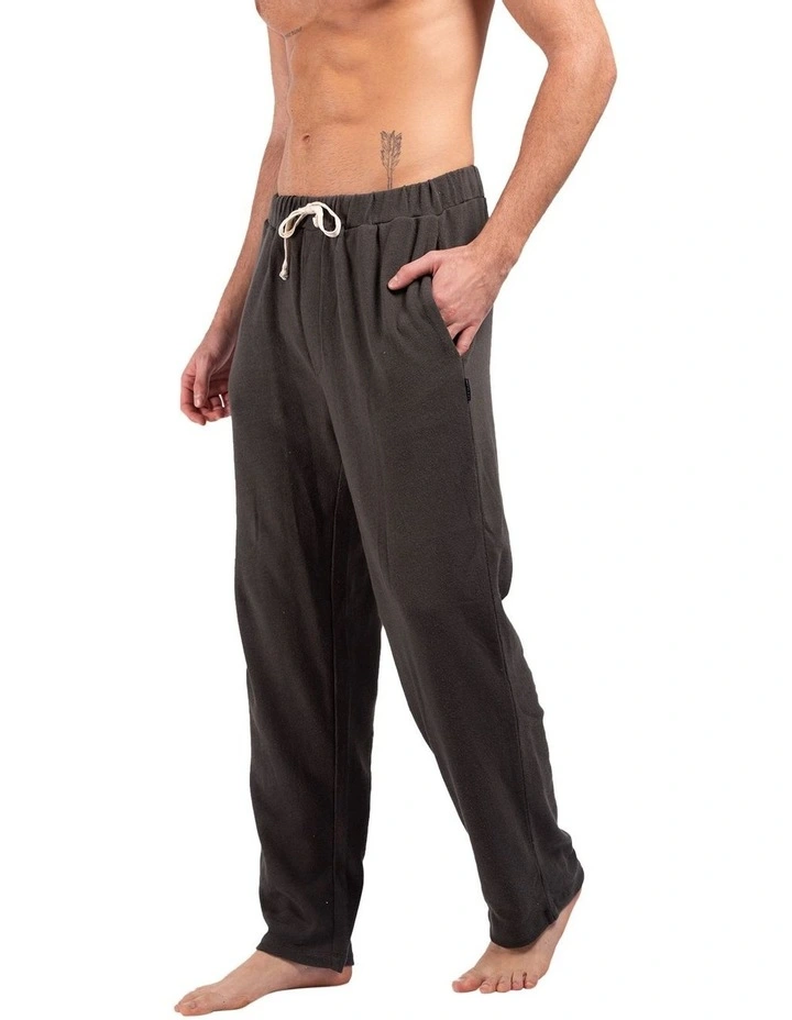 Loose Knit Lounge Pants in Charcoal