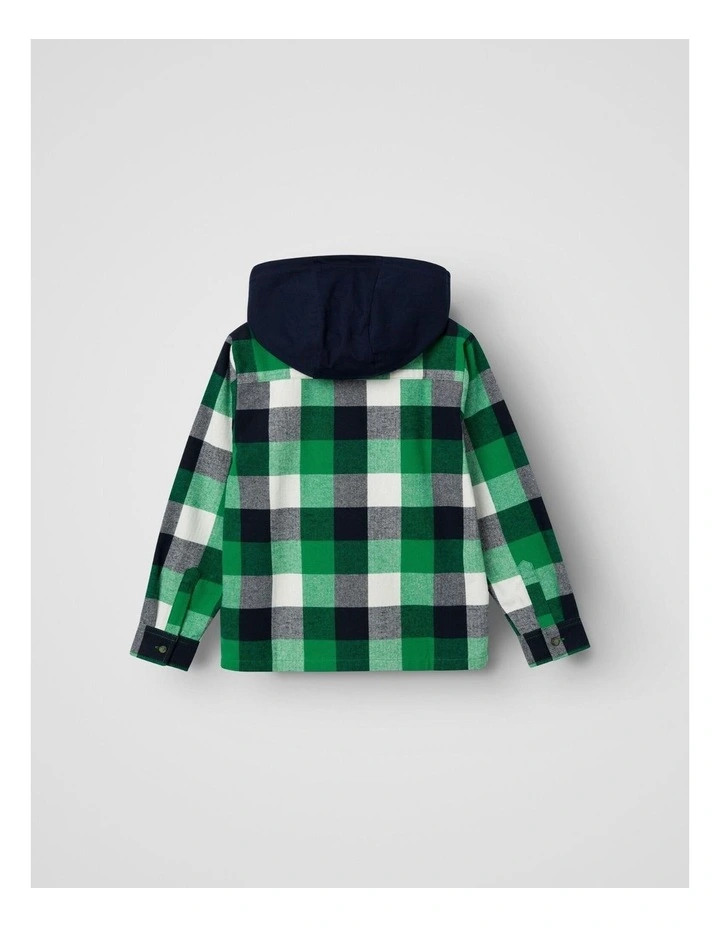 Lane Long Sleeve Hooded Jacket in Rolling Hills