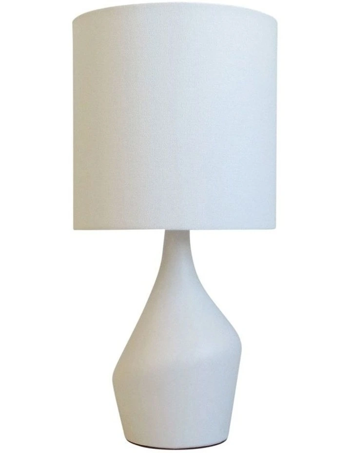 Zale Ceramic Table Lamp White