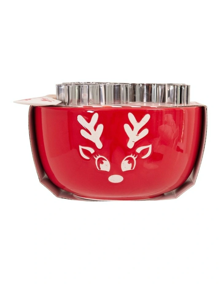 Electroplate Icy Reindeer Mini Mix Bowl Set