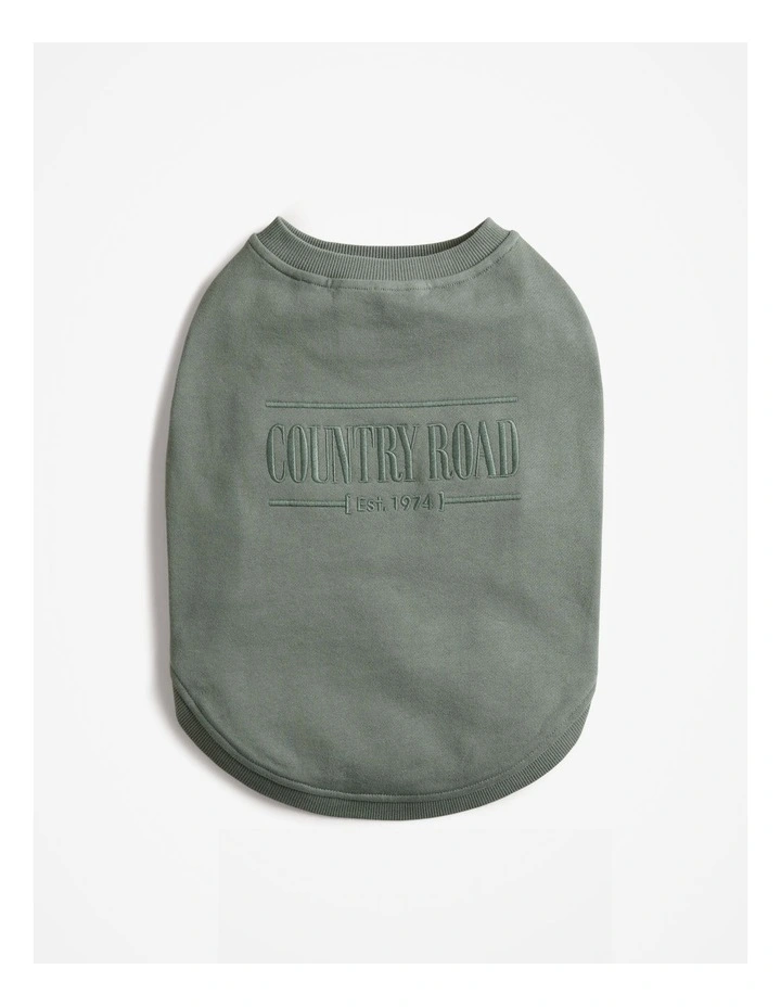 Enzo Australian Cotton Heritage Sweat in Sage