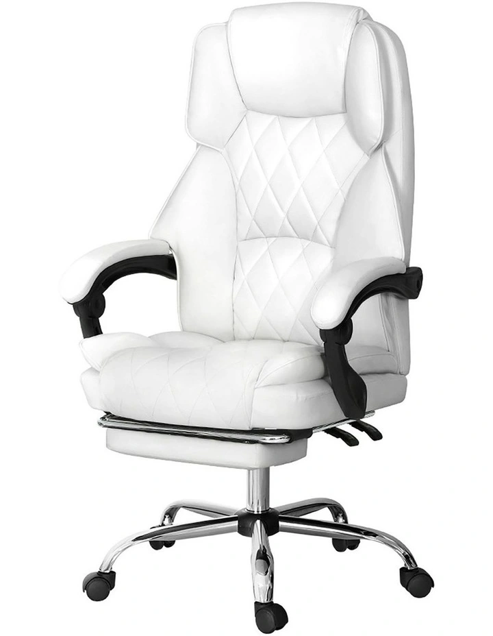 Flexi Leather Office Chair in White