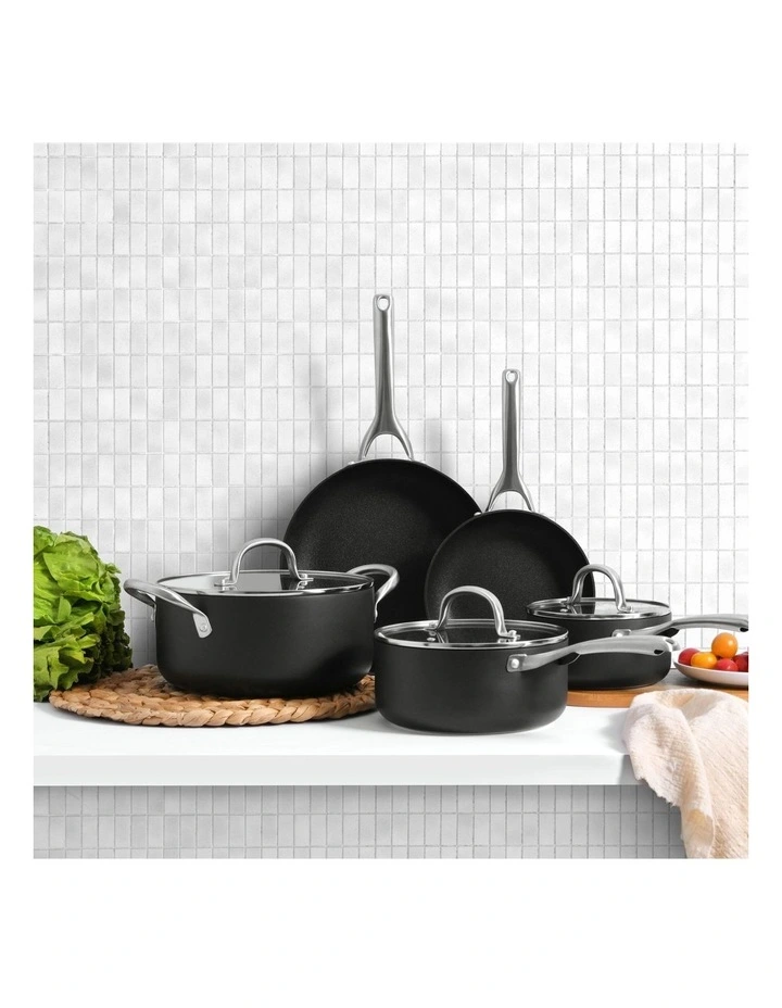 Meteore Non-Stick Cookware Set 5 Piece in Multi