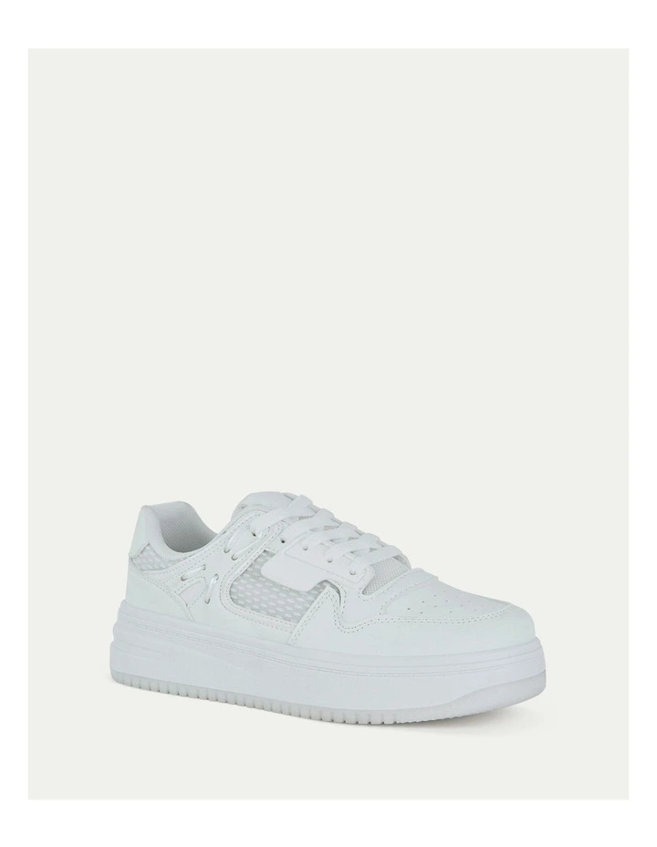 Caprese Platform Sneakers in White