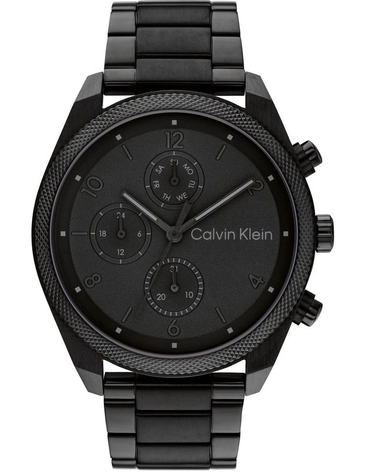 Impact Stainless Steel Watch in Black