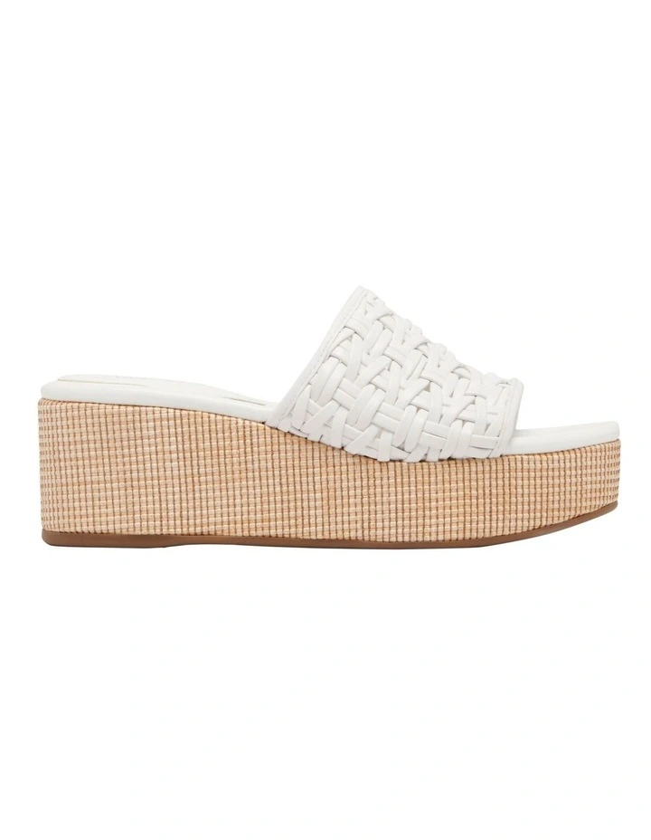 Blens Platform Slide in White