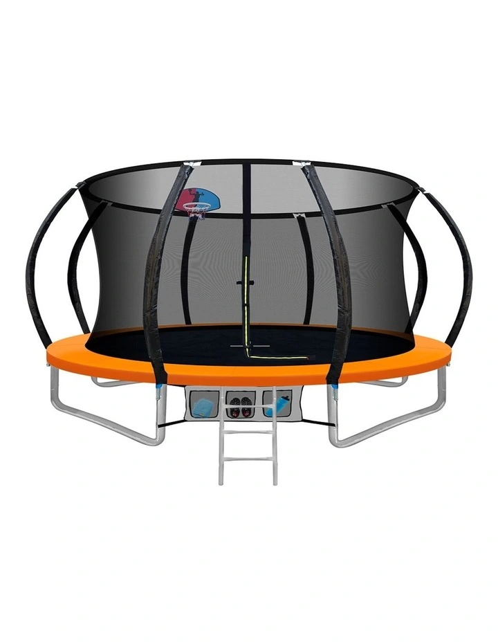 12 Foot Trampoline in Orange