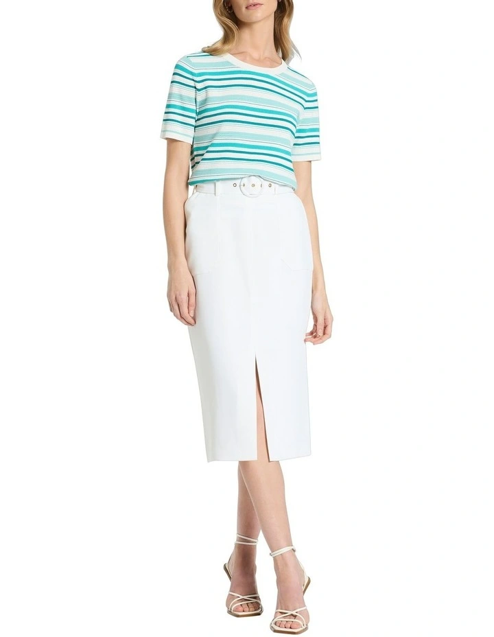 Chantal Skirt in Ivory