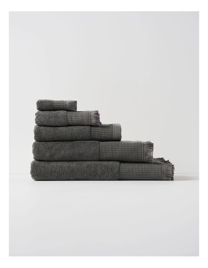 Eden Towel Range in Charcoal