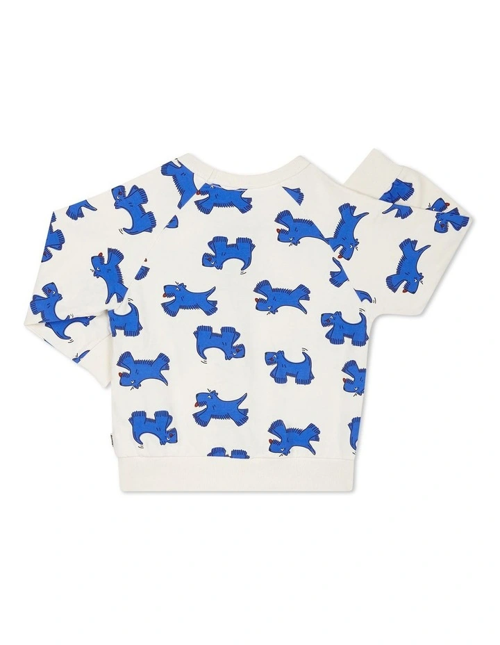 Soft Threads Pullover Print R1Q (Sizes 3-7) in Bob The Dog Blue