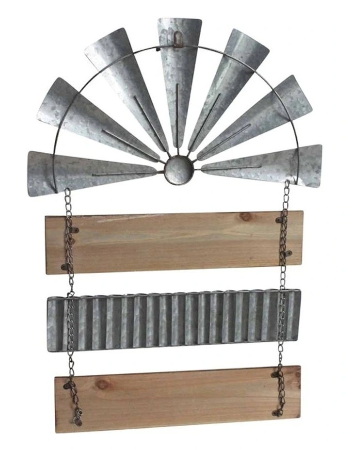 Windmill Farm Wall Art Sign in Multi