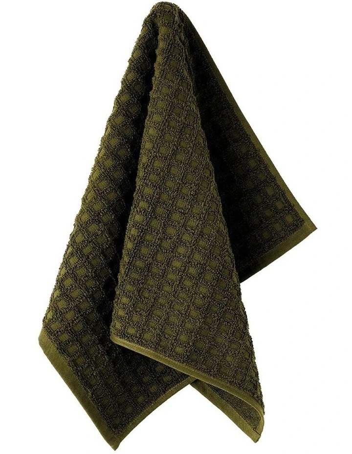 Waffle Bath Towel Range in Khaki