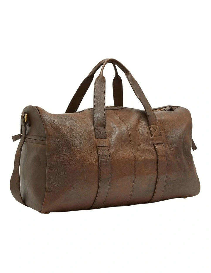 Gionne Leather Weekender in Dark Chocolate