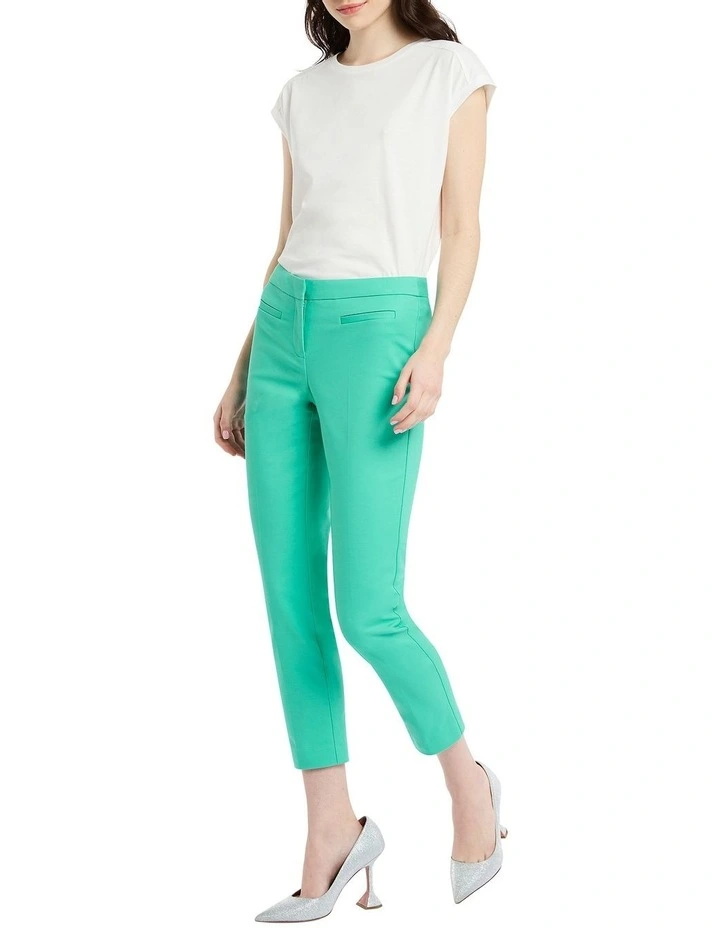 Alana Welt Pocket Pant in Evergreen