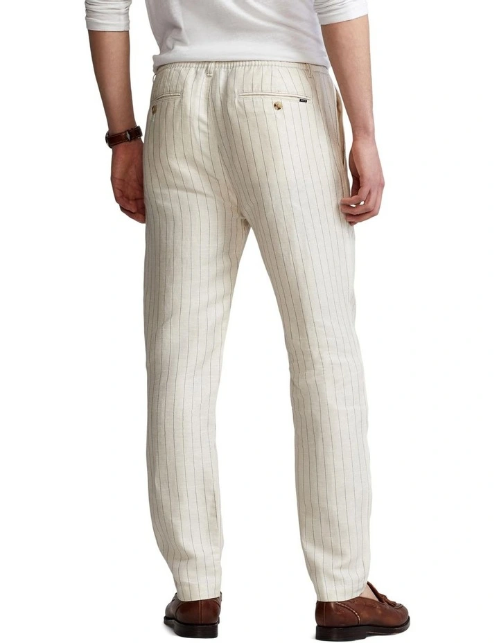 Slim Tapered Fit Polo Prepster Pant in Natural
